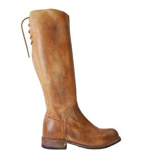 Bed Stu Manchester Brown Leather Knee Slip On Boots Shoes Women size 6 size 7